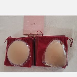 Silicone Breast Enhancers with Red Pouches